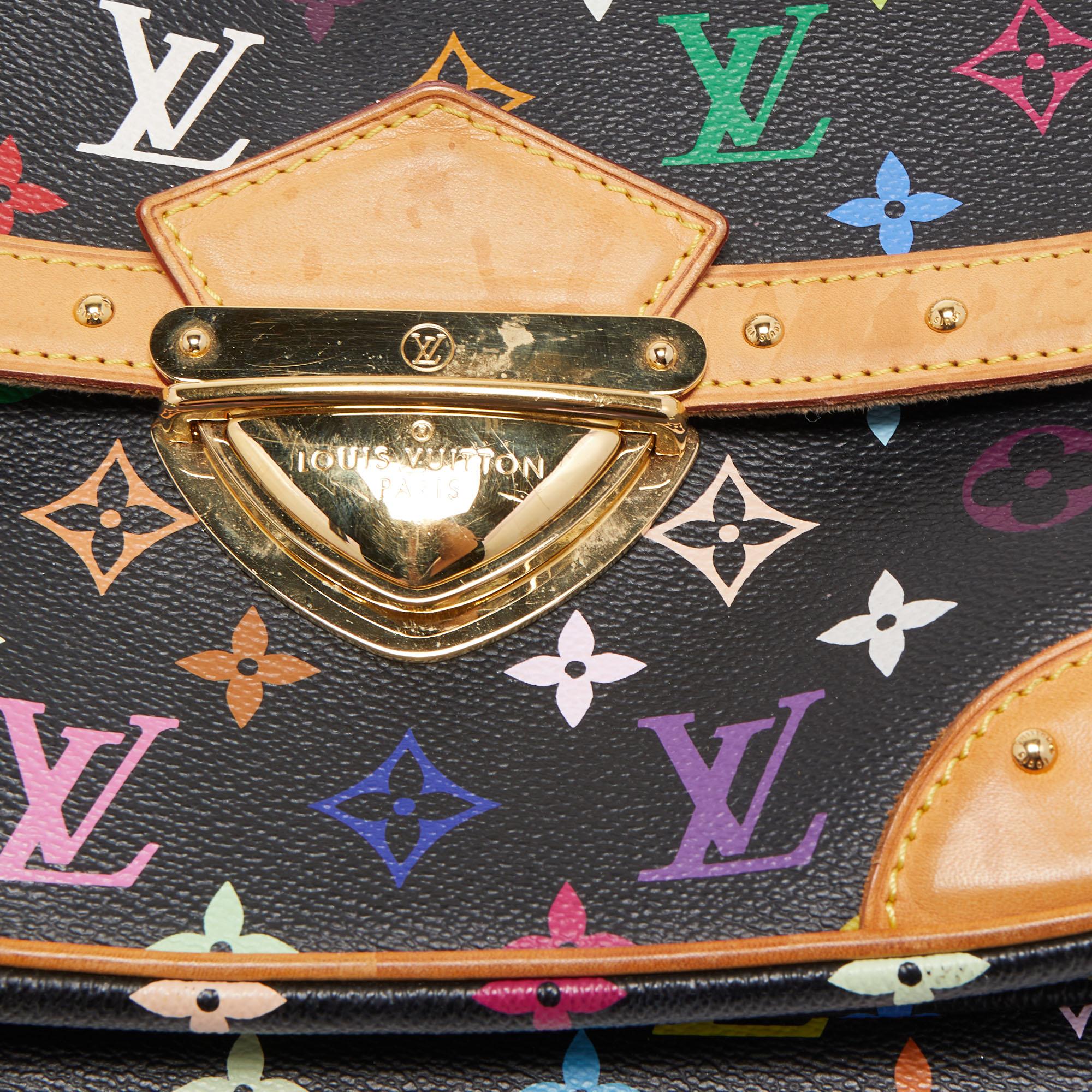 Louis Vuitton Black Multicolor Monogram Canvas Rita Bag 13