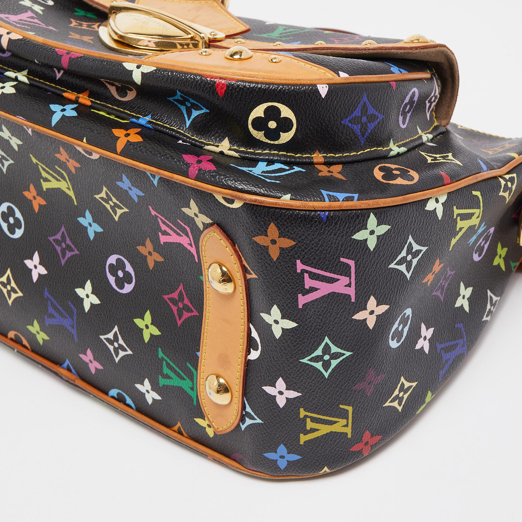 Louis Vuitton Black Multicolor Monogram Canvas Rita Bag 14