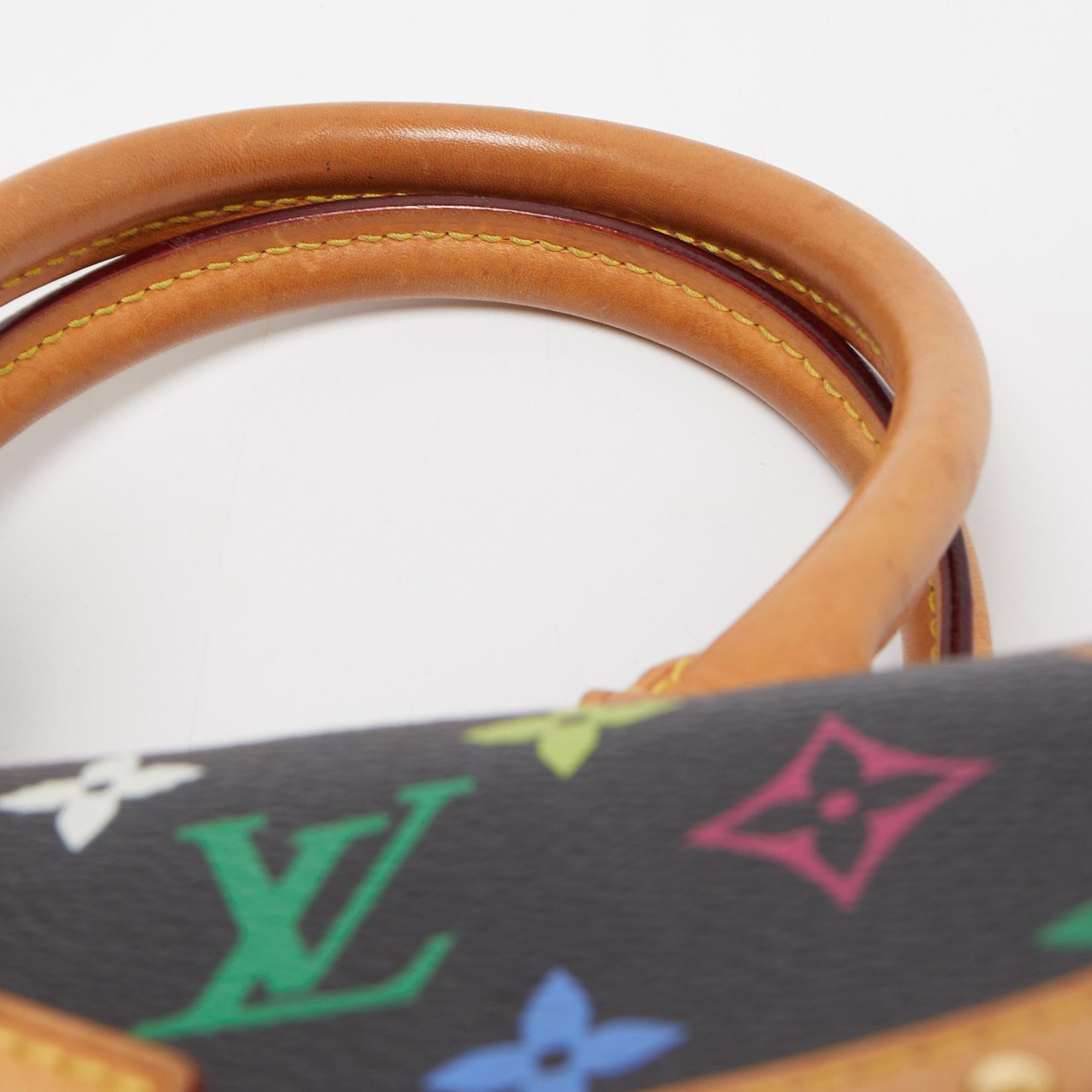 Louis Vuitton Black Multicolor Monogram Canvas Rita Bag 2