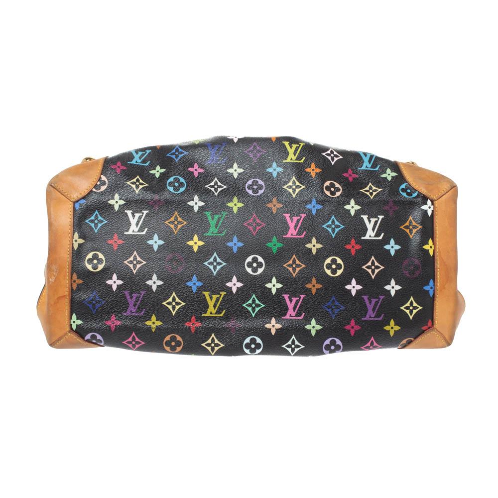 Louis Vuitton Black Multicolor Monogram Canvas Ursula Bag In Fair Condition In Dubai, Al Qouz 2