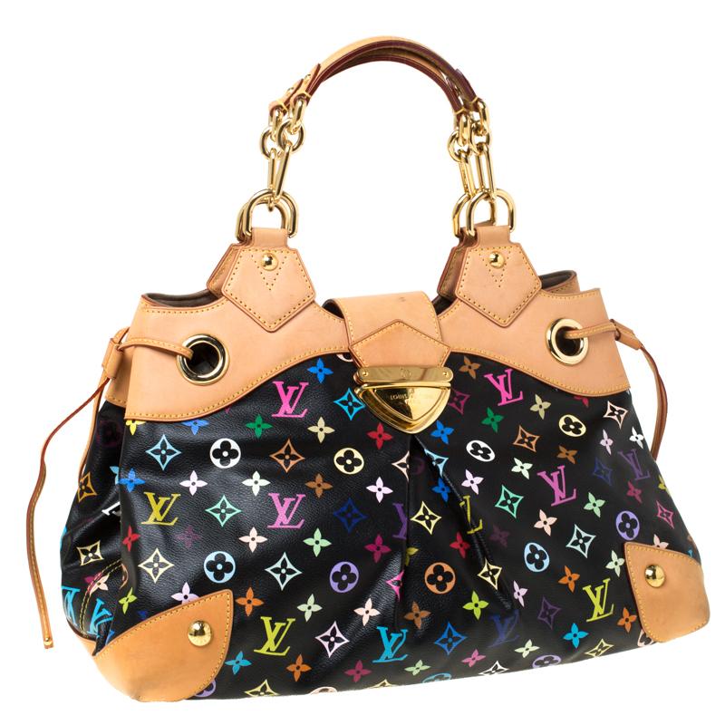 Louis Vuitton Black Multicolor Monogram Canvas Ursula Bag 4