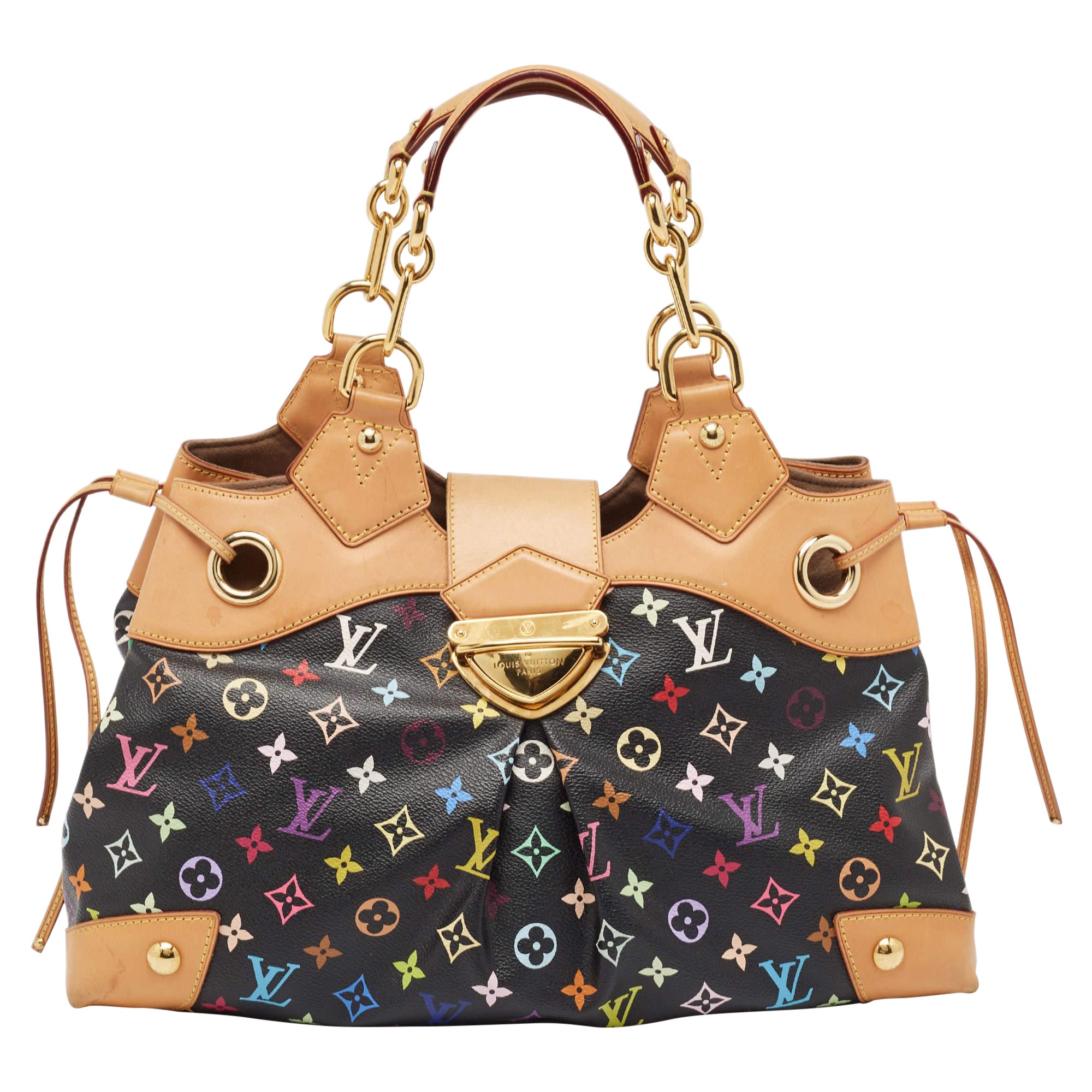 Louis Vuitton Black Multicolor Monogram Canvas Ursula Bag