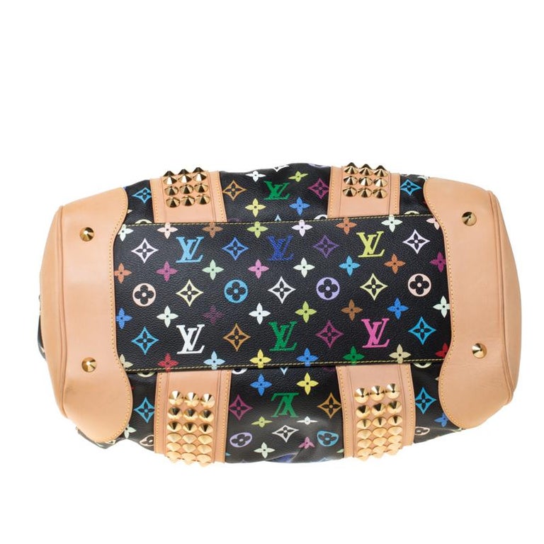 Louis Vuitton Black Multicolor Monogram Courtney GM Bag For Sale at 1stDibs