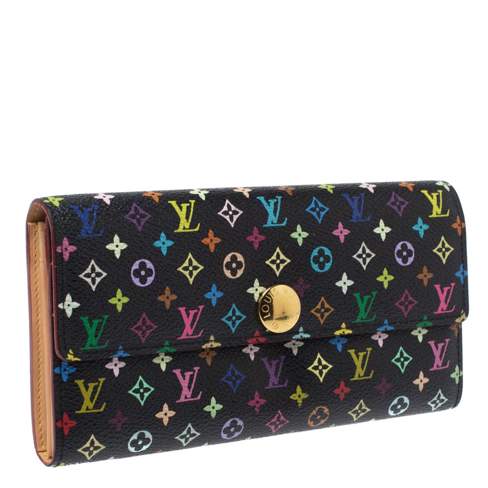 louis vuitton multicolor sarah wallet