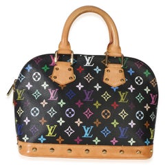 Louis Vuitton Black Multicolore Monogram Canvas Alma PM
