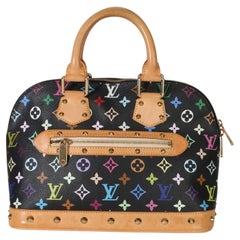 Louis Vuitton Black Multicolore Monogram Canvas Alma PM