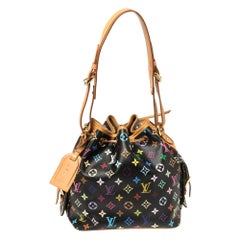 Bucket cloth handbag Louis Vuitton Multicolour in Cloth - 30577926