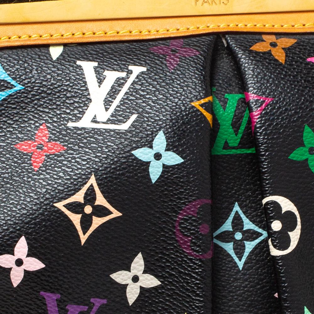 Louis Vuitton Black Multicolore Monogram Canvas Judy GM Bag 1