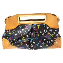 Louis Vuitton Black Multicolore Monogram Canvas Judy GM Bag