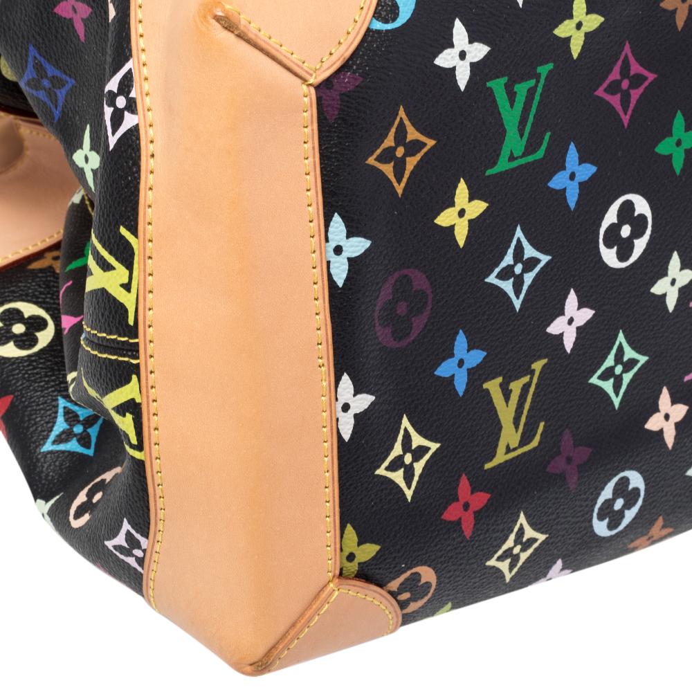 Louis Vuitton Black Multicolore Monogram Canvas Ursula Bag 4