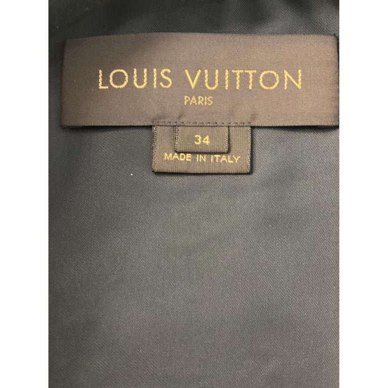 Louis Vuitton - Veste en cuir noir multicolore sur 1stDibs