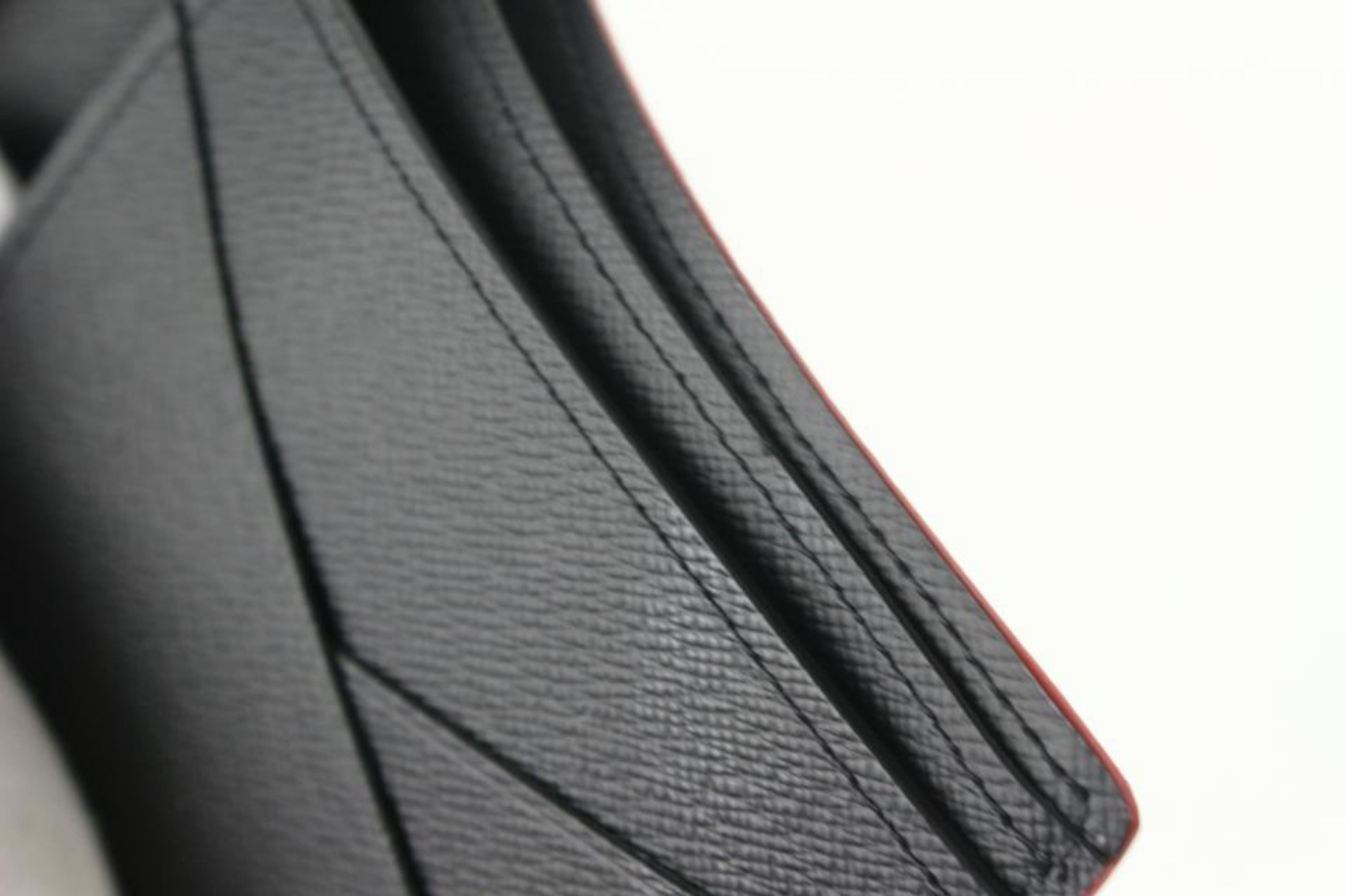 Louis Vuitton Black Multiple Patches Damier Graphite Alpes Story Bifold 11lz1023 For Sale 3