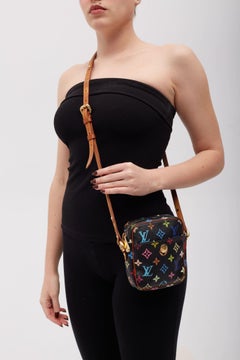 Louis Vuitton Black Murakami Multicolor Monogram Rift Bag