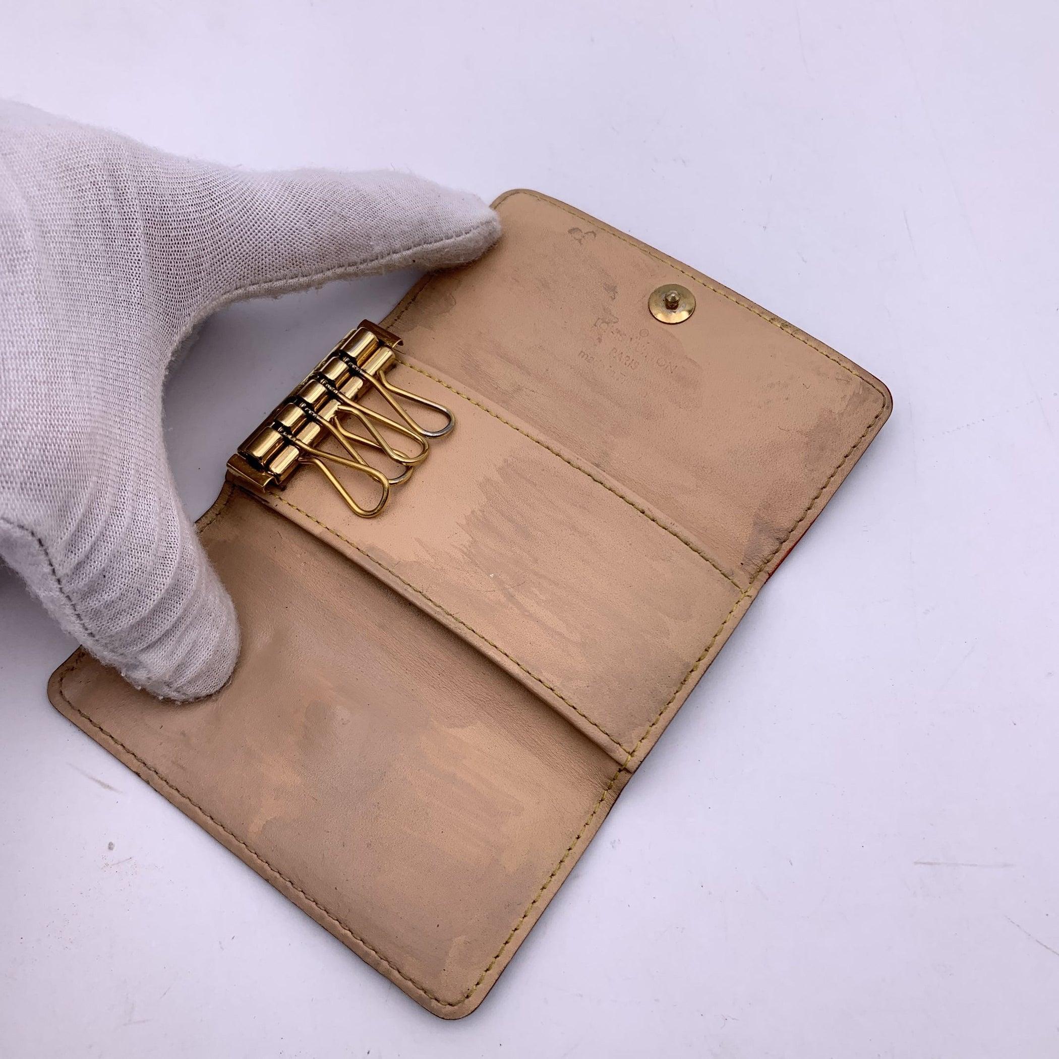 Louis Vuitton Black Murakami Multicolor Multicles 4 Key Case Holder In Good Condition In Rome, Rome
