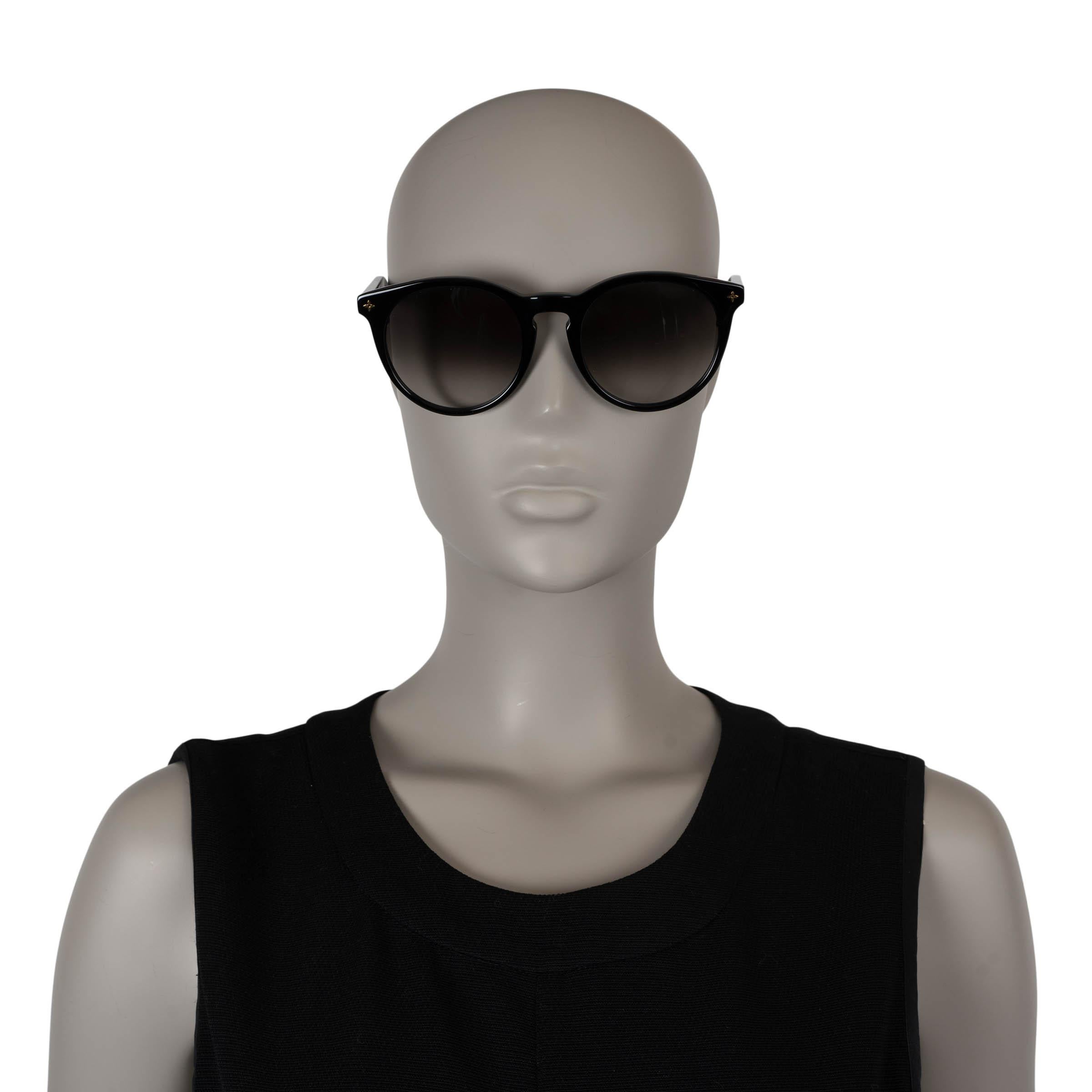 LOUIS VUITTON black MY MONOGRAM LIGHT ROUND Sunglasses Z2004W In Excellent Condition In Zürich, CH