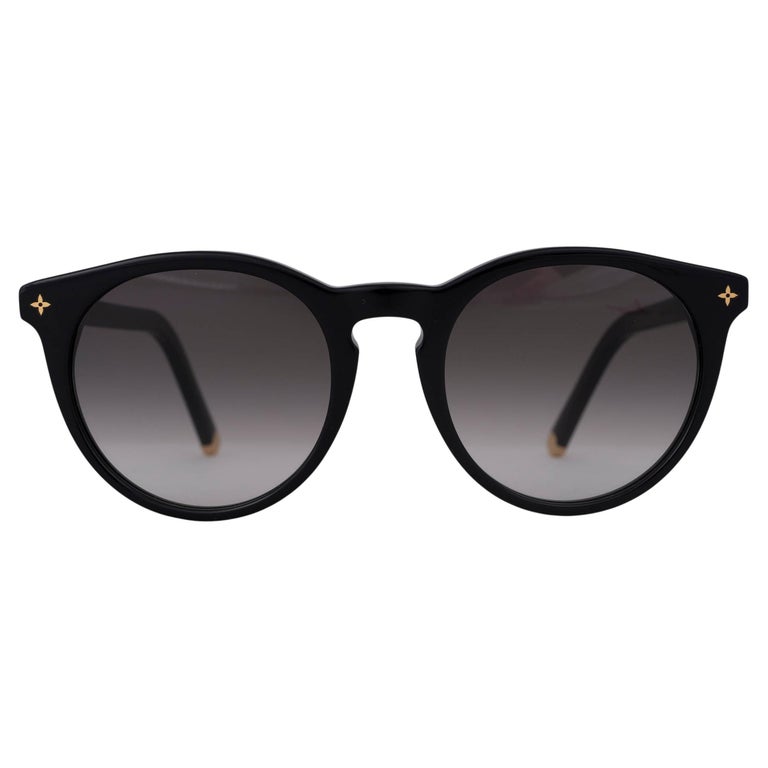 LOUIS VUITTON Schwarz MY MONOGRAM LIGHT ROUND Sonnenbrille Z2004W