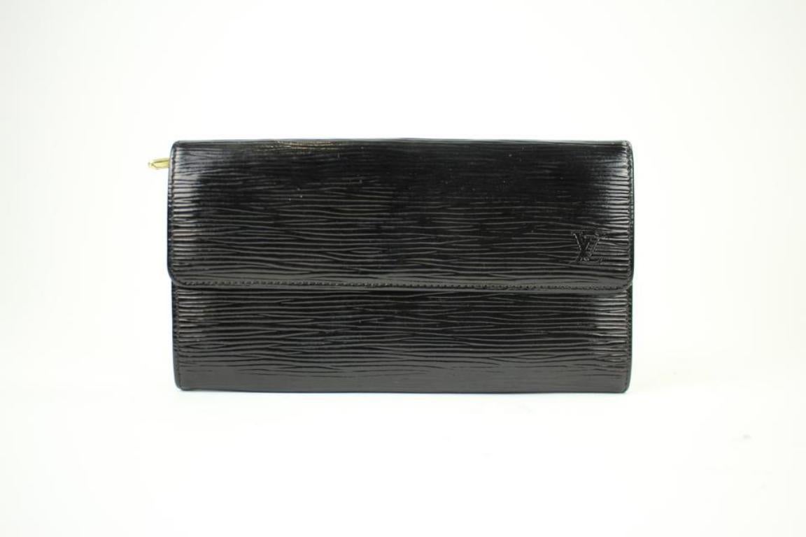Orange Louis Vuitton Black Noir Electric Epi Sarah Bifold 30lva3117 Wallet