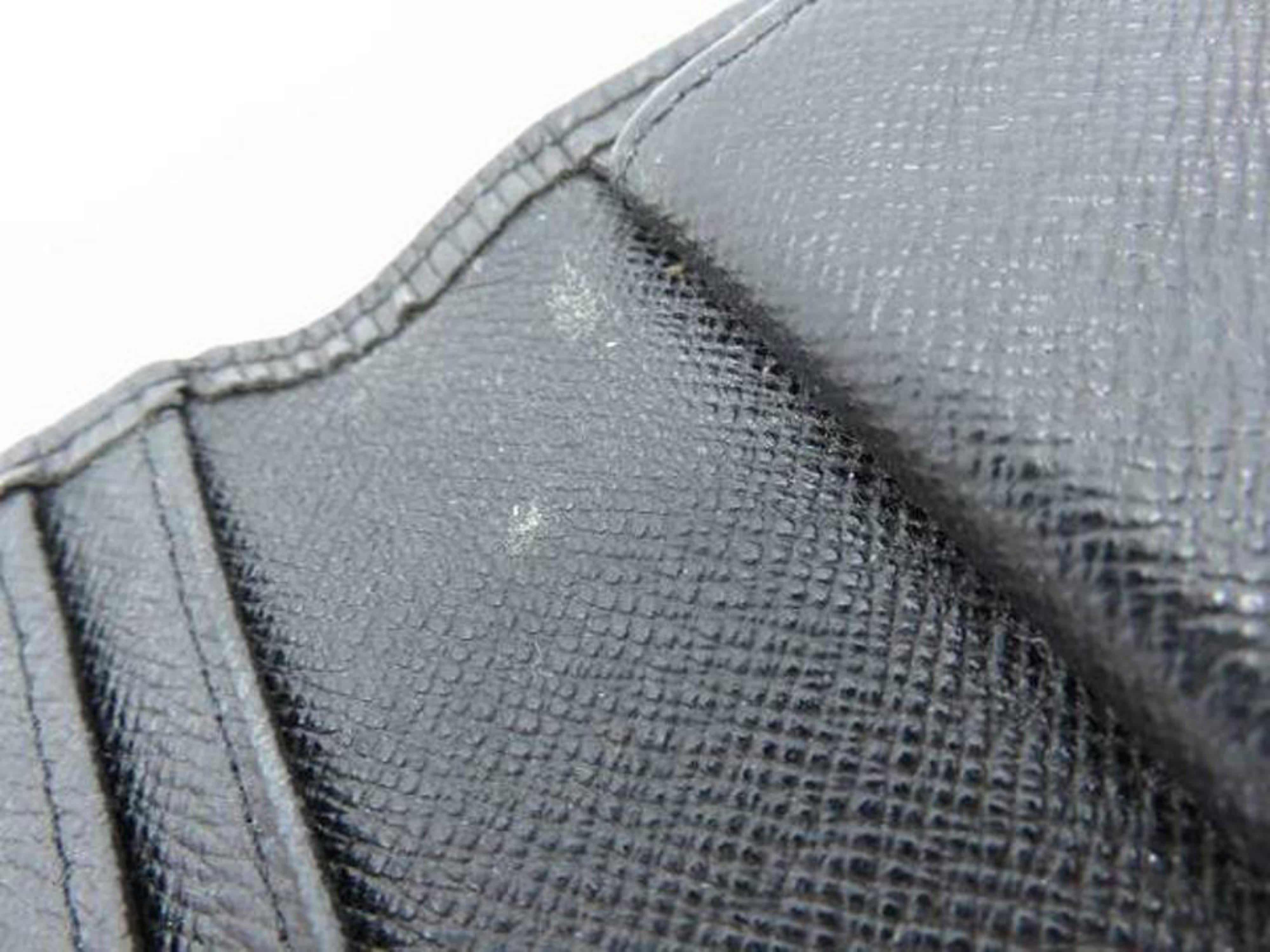 Louis Vuitton Black Noir Epi Leather Long Kisslock 219432 Wallet For Sale 4