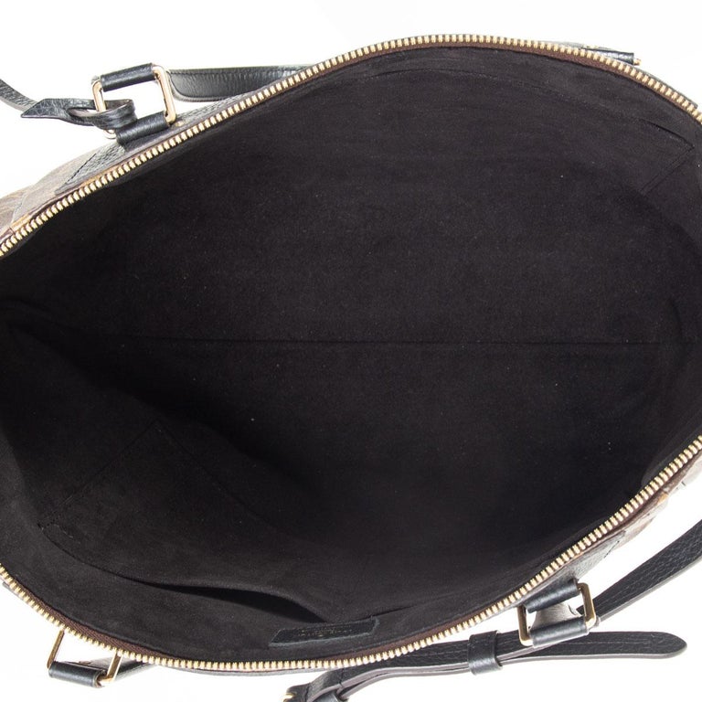 LOUIS VUITTON black NOIR MONOGRAM CANVAS ESTRELA MM Shoulder Bag