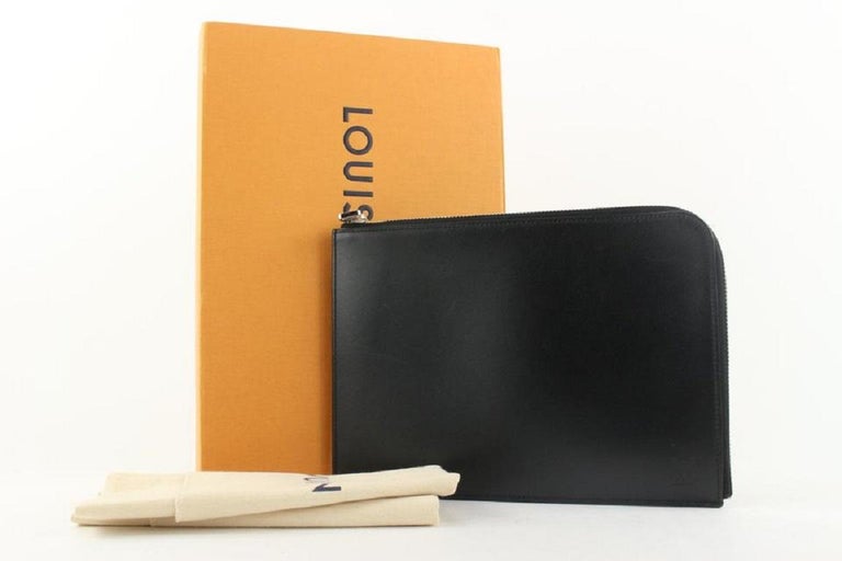Louis Vuitton Black Nomade Leather Pochette Jour PM Porte Documents Case  For Sale at 1stDibs | pochette porte documents