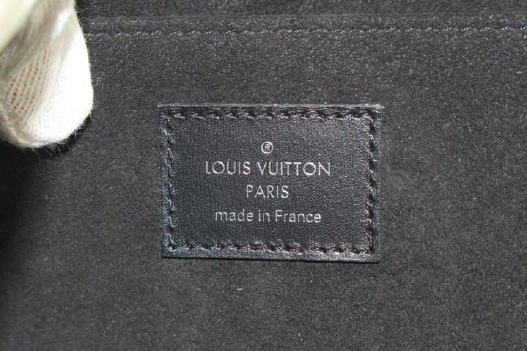 Louis Vuitton Black Nomade Leather Pochette Jour PM Porte Documents Case  For Sale at 1stDibs