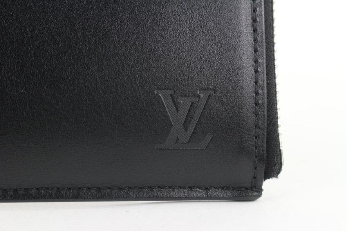 Louis Vuitton Black Nomade Leather Pochette Jour PM Porte Documents Case For Sale 2