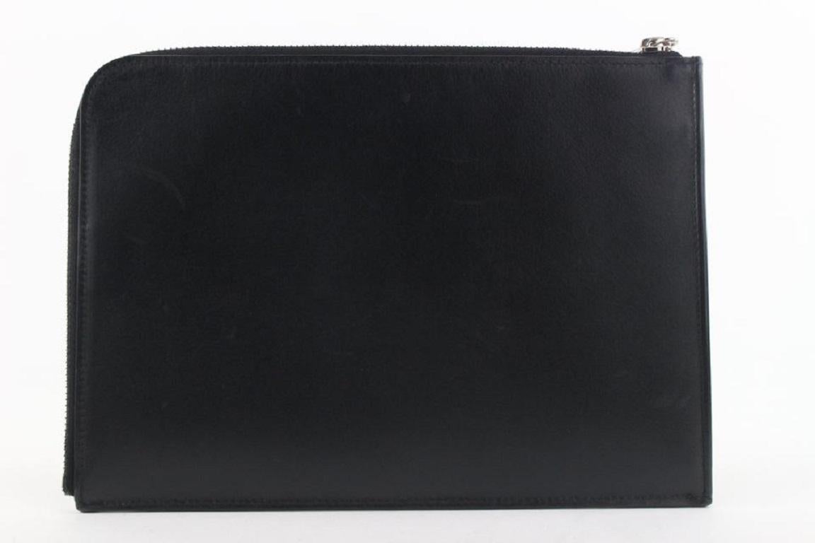Louis Vuitton Black Nomade Leather Pochette Jour PM Porte Documents Case For Sale 4