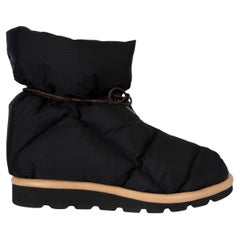 LOUIS VUITTON black nylon 2021 PILLOW COMFORT Ankle Boots Shoes 41