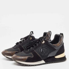 Louis Vuitton Black Nylon, Leather Archlight Sneakers Size 38