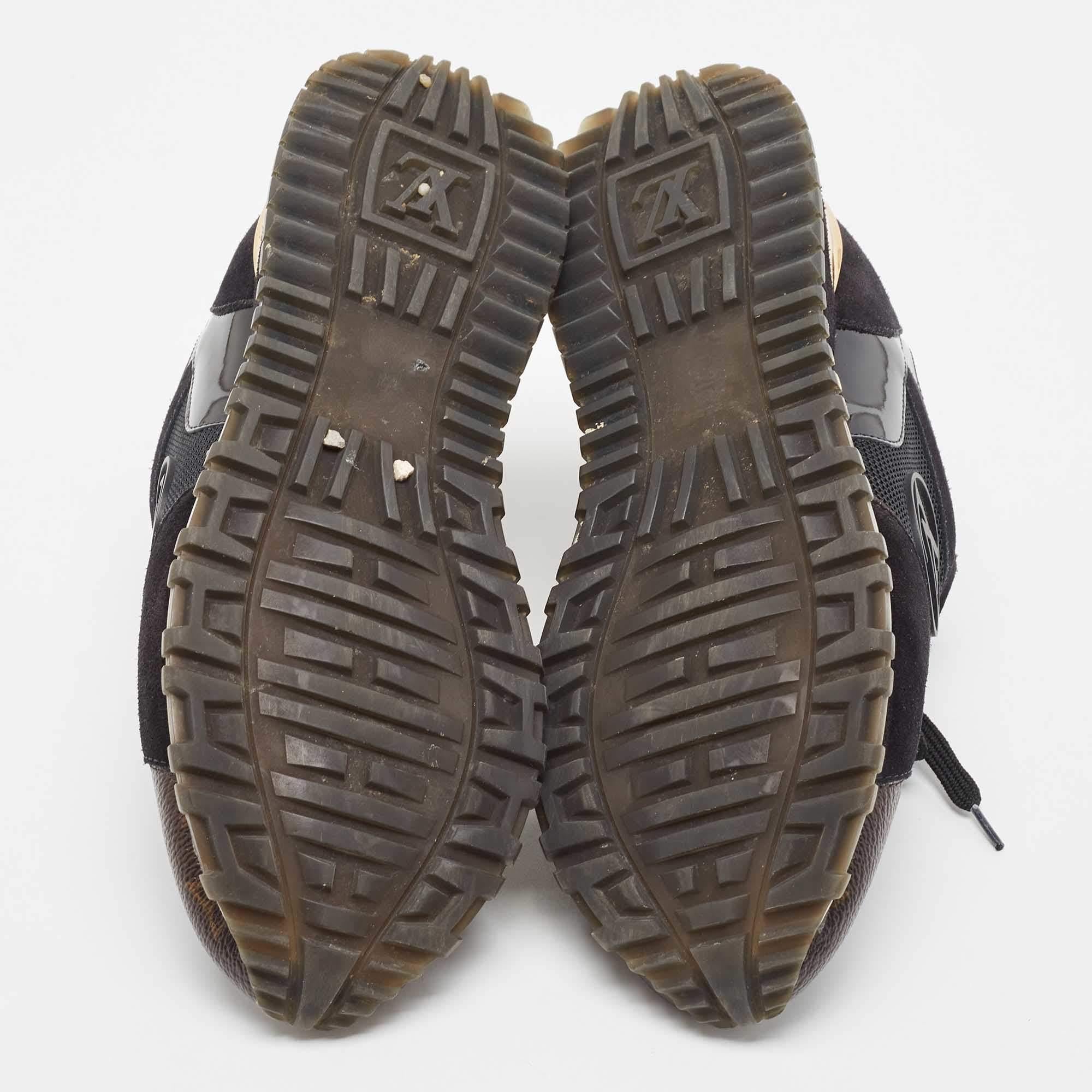 Louis Vuitton Black Nylon, Leather Archlight Sneakers Size 38 2