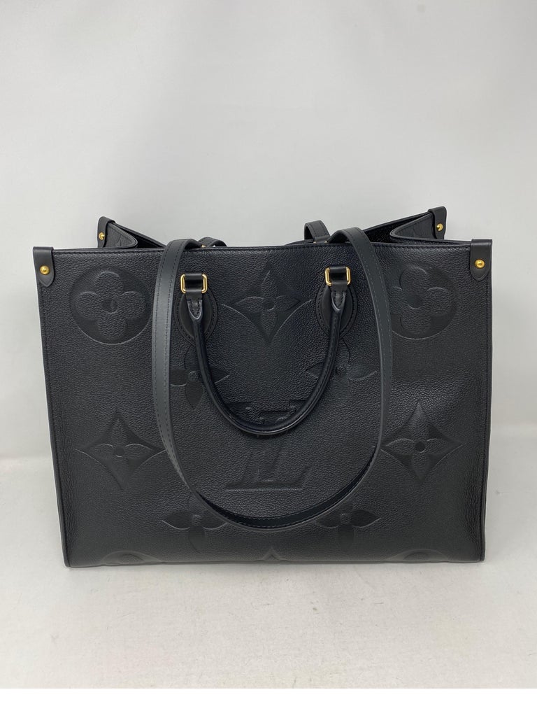 Louis Vuitton Black On The Go Bag For Sale 14