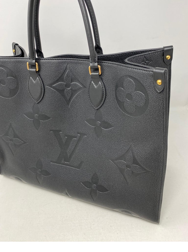 Louis Vuitton Black On The Go Bag For Sale 1