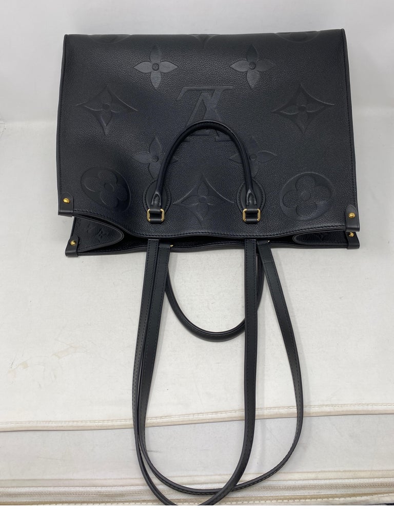 Louis Vuitton Black On The Go Bag For Sale 4