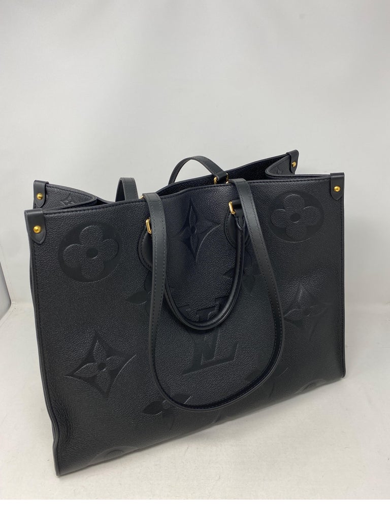 Louis Vuitton Black On The Go Bag For Sale 5