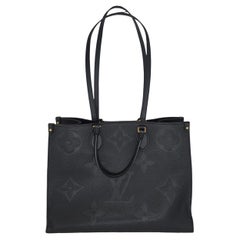 Louis Vuitton Black Onthego GM Monogram Empreinte Tote