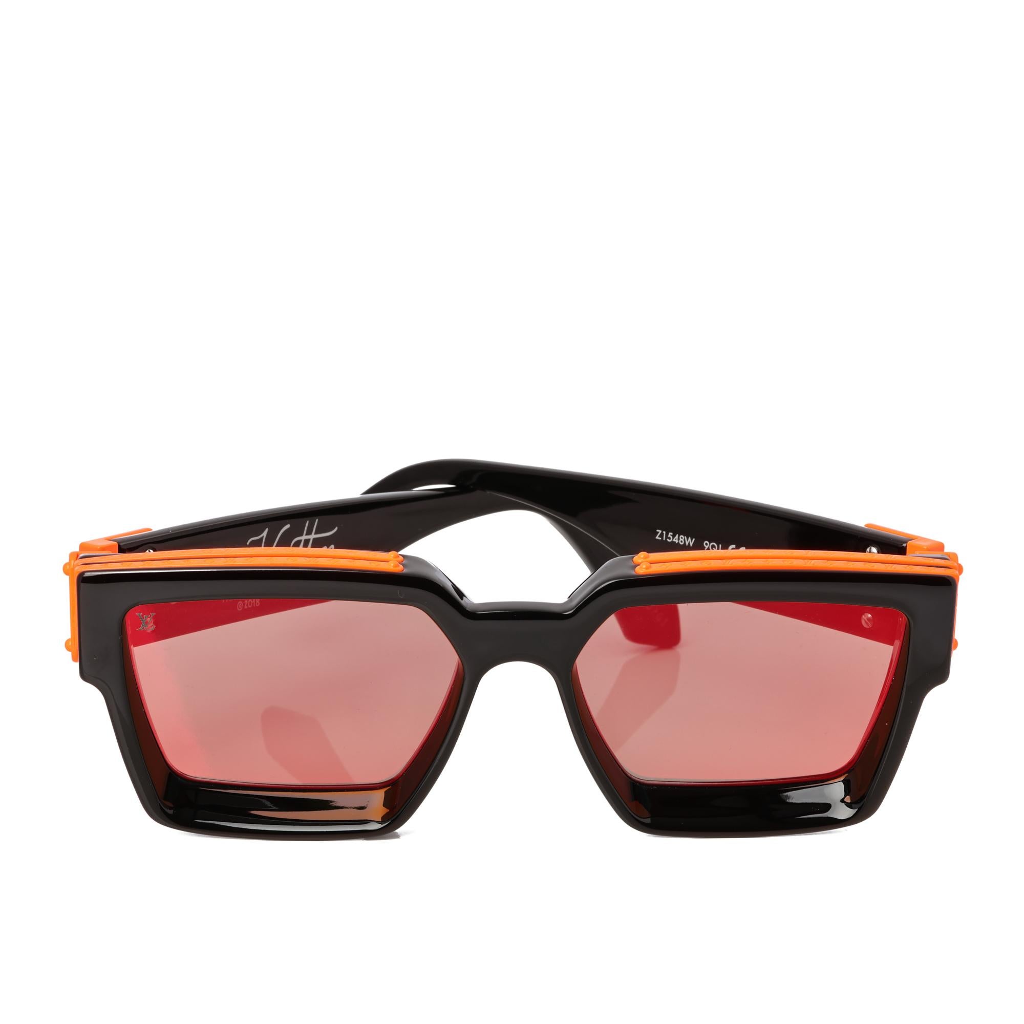 louis vuitton millionaire sunglasses orange