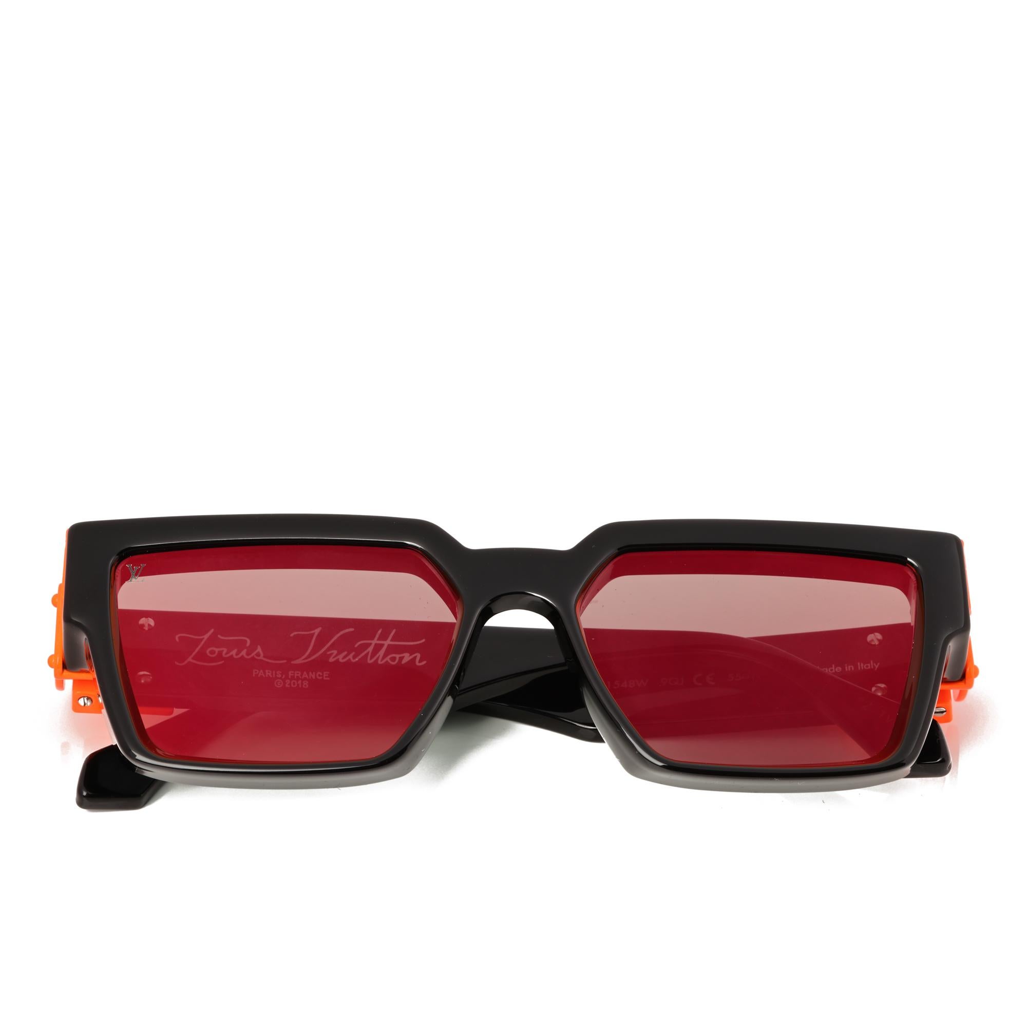 louis vuitton orange sunglasses