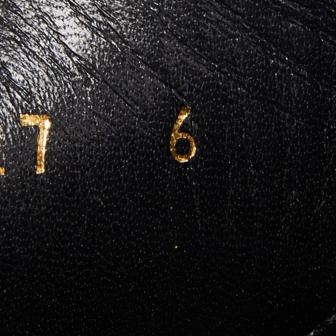 Louis Vuitton Black Ostrich Leather Foch Sandals 5