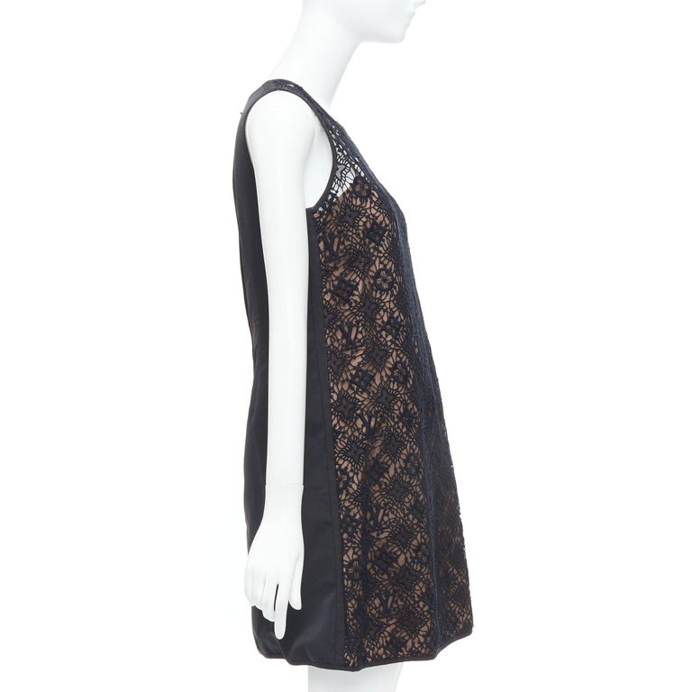 navy blue dress for baby girl Modelyn Plus Lace Overlay A-line Dress main image 0