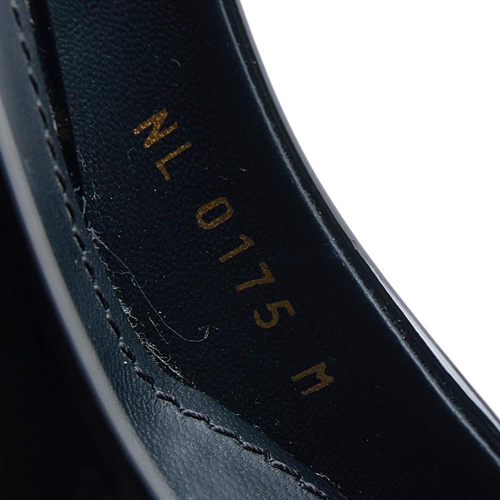 Women's Louis Vuitton Black Patent Leather Betty Pumps Size 36 For Sale