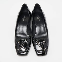 Louis Vuitton Black Patent Leather Madeleine Pumps Size 36