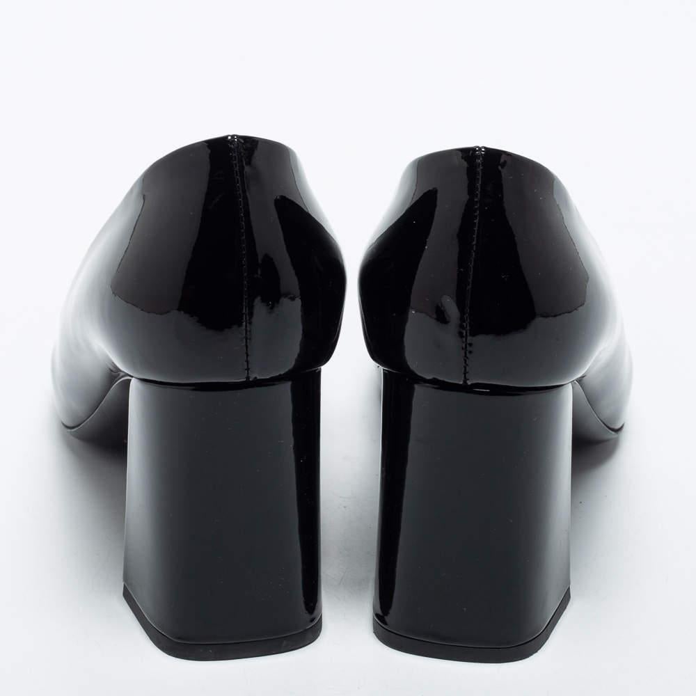 Louis Vuitton Black Patent Leather Madeleine Pumps Size 39 1