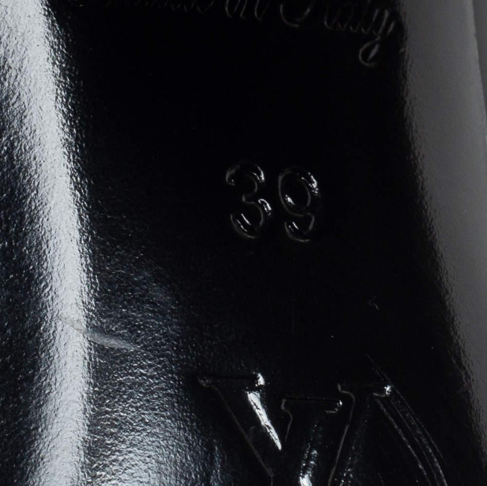 Louis Vuitton Black Patent Leather Madeleine Pumps Size 39 3