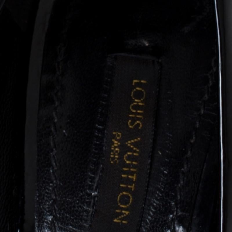 Louis Vuitton charol negro ¡Oh de verdad! Bombas Talla 36 en venta 2