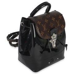Louis Vuitton Black Patent Monogram Hot Springs Backpack