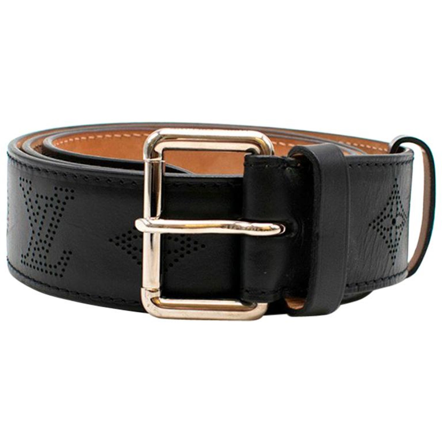 Louis Vuitton Mens Belt Black Buckle - For Sale on 1stDibs