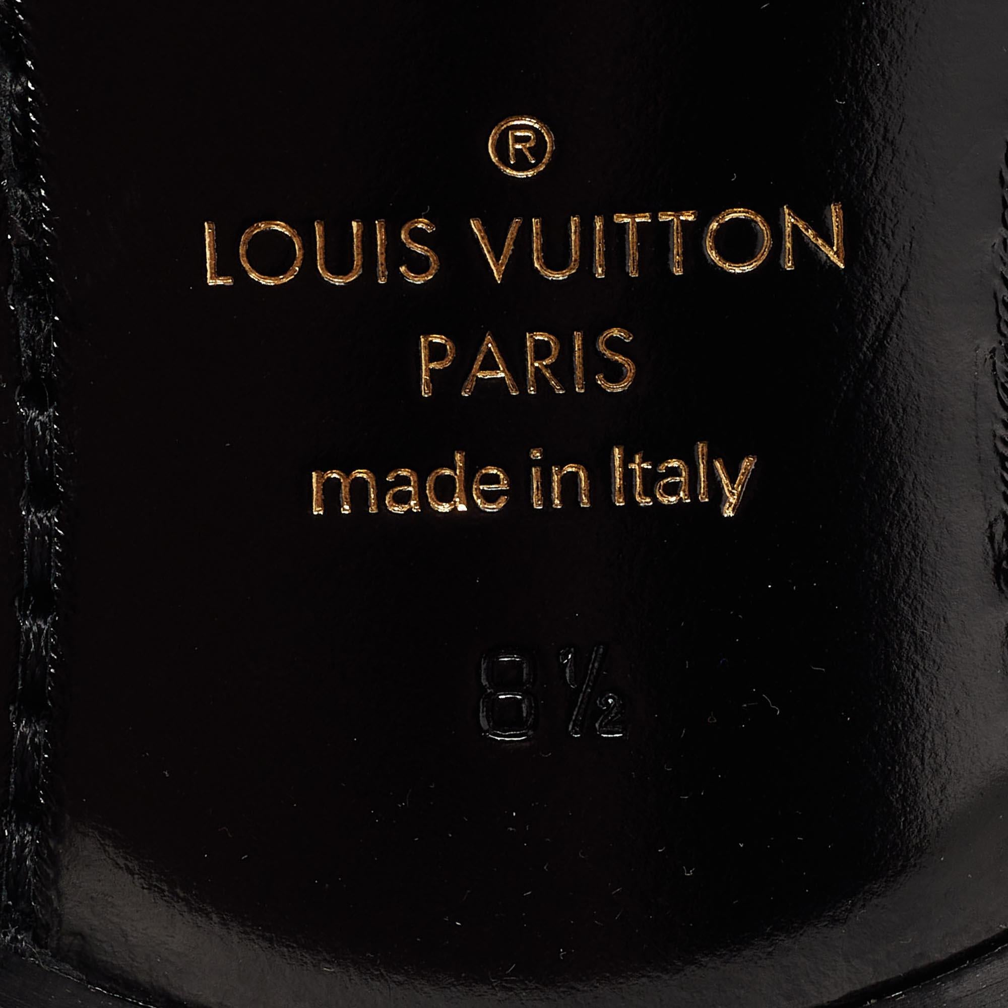 Louis Vuitton Black Petit Damier Fabric Solferino Derby Size 42.5 4