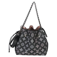 Louis Vuitton Black Pink Monogram Mahina Flight Mode Bella