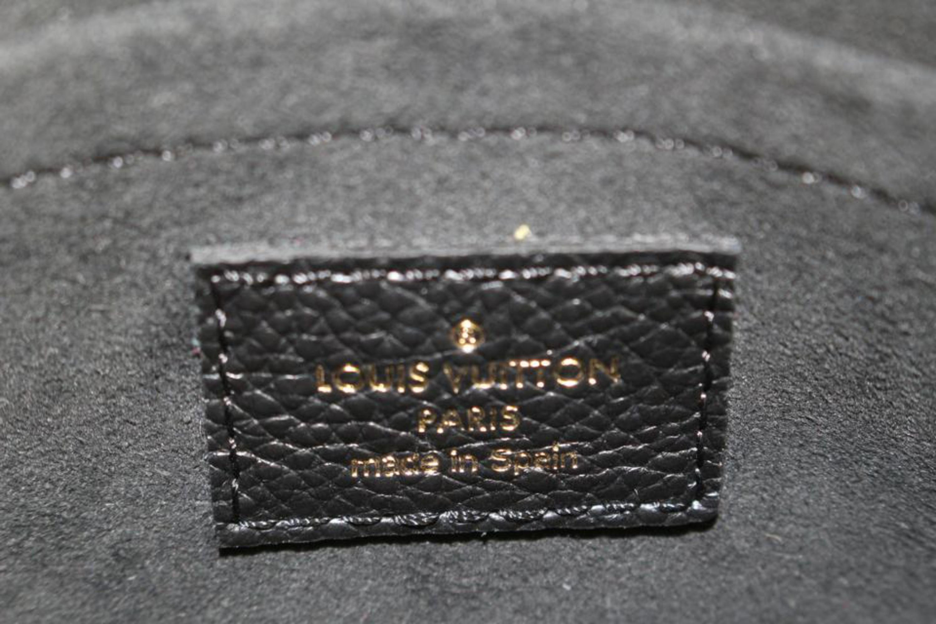 Louis Vuitton Black Pink Wht Leather Monogram Empreinte Speedy 20 Bandouliere 46lk29
Date Code/Serial Number: RFID Chip
Made In: Spain
Measurements: Length:  8