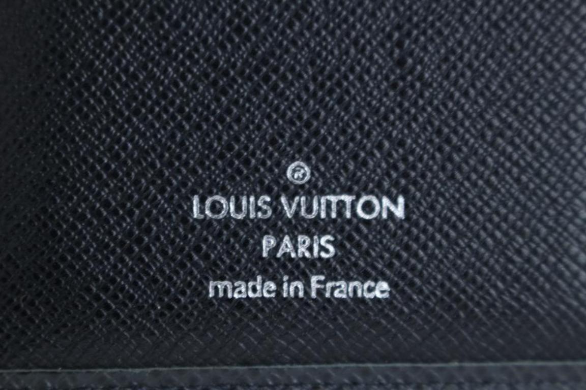 Louis Vuitton Black Porte Taiga Leather Valeurs Organiser 223030 Damen